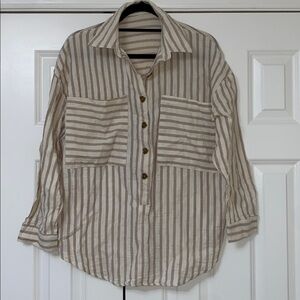 Brandy Melville Women's Millie Stripe Top - OS